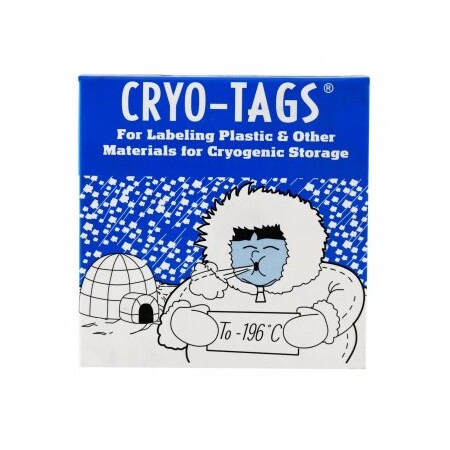 Diversified Biotech Cryo-Tags, Roll, White, 1.5x3/4", 1000/pk, 1000PK 247132